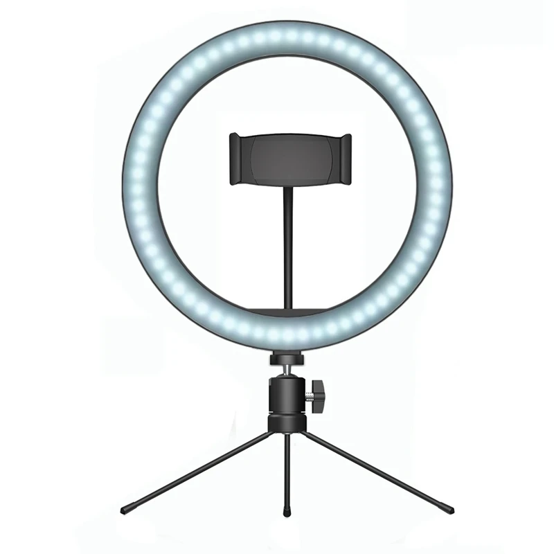 LED Ring Light With Tripod Dimmable Desktop 3 Modes Fill Light Phone Holder For Live Makeup Selfie Photography
LED Ring Light With Tripod Dimmable Desktop 3 Modes Fill Light Phone Holder For Live Makeup Selfie Photography
