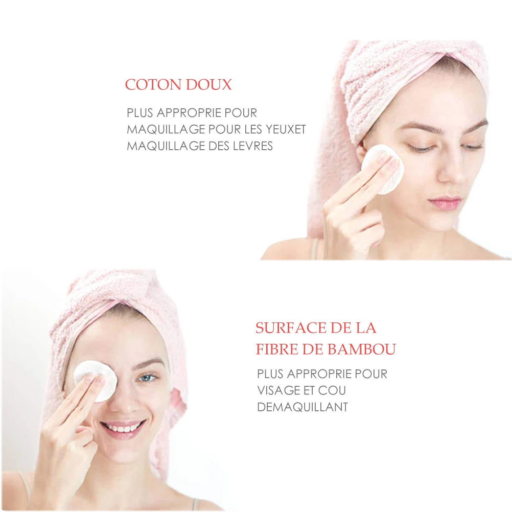 12PCS Make Up Remover Bamboo Fiber Double Thick Facial Skin Cleansing Cotton Washable Cleansing Pads With Mesh Bag
12PCS Make Up Remover Bamboo Fiber Double Thick Facial Skin Cleansing Cotton Washable Cleansing Pads With Mesh Bag