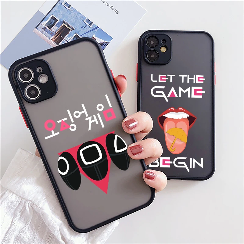 Squid Game 456 Korean tv series Phone Case For iPhone 13Pro 12 11 Pro XS Max SE20 6S 7 8 Plus XR X Black border Matte Back Cover
Squid Game 456 Korean tv series Phone Case For iPhone 13Pro 12 11 Pro XS Max SE20 6S 7 8 Plus XR X Black border Matte Back Cover
