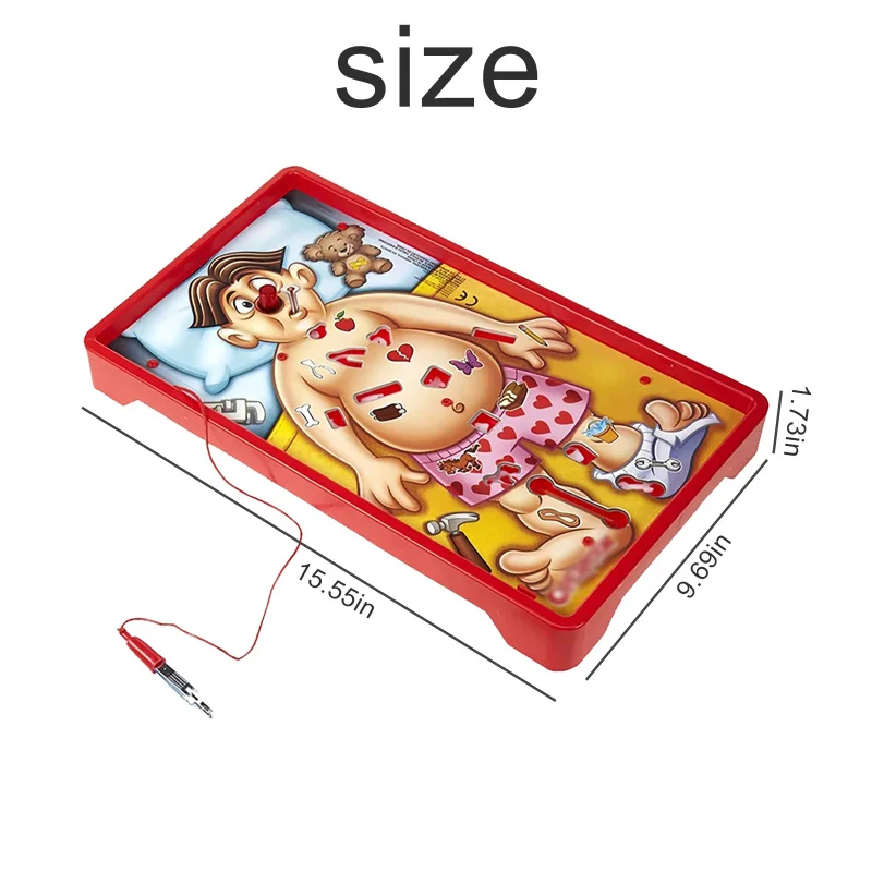 Simulation Operation Doctor Toys Set Desktop Fun Game Baby Early Learning Interactive Pretend Play Game Children's Gift Version
Simulation Operation Doctor Toys Set Desktop Fun Game Baby Early Learning Interactive Pretend Play Game Children's Gift Version