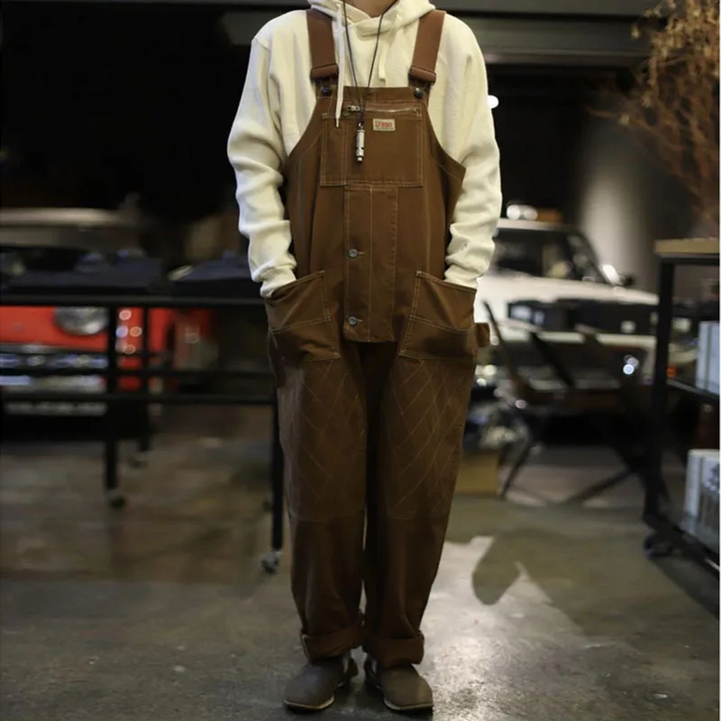 KIOVNO Men Cargo Hip Hop Denim Bib Overalls Multi Pockets Loose Casual Jumpsuits For Male Suspender Pants Streetwear
KIOVNO Men Cargo Hip Hop Denim Bib Overalls Multi Pockets Loose Casual Jumpsuits For Male Suspender Pants Streetwear