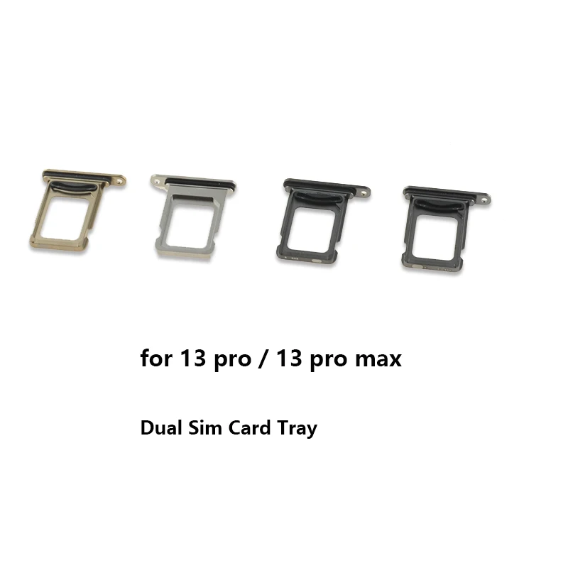 New Dual Sim Card Holder Slot Replacement for iPhone 13 pro / 13 pro Max Single SIM Card Tray Adapter Waterproof Seal Rubber
New Dual Sim Card Holder Slot Replacement for iPhone 13 pro / 13 pro Max Single SIM Card Tray Adapter Waterproof Seal Rubber
