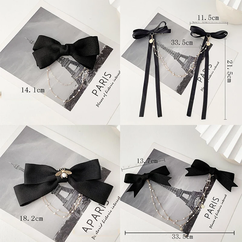 Korean Long Ribbon Bow Hairpin for Women Girls Hairclip Bangs Hairgrips Cute Back Head Top Clip Hair Accessories Sweet Hair Clip
Korean Long Ribbon Bow Hairpin for Women Girls Hairclip Bangs Hairgrips Cute Back Head Top Clip Hair Accessories Sweet Hair Clip