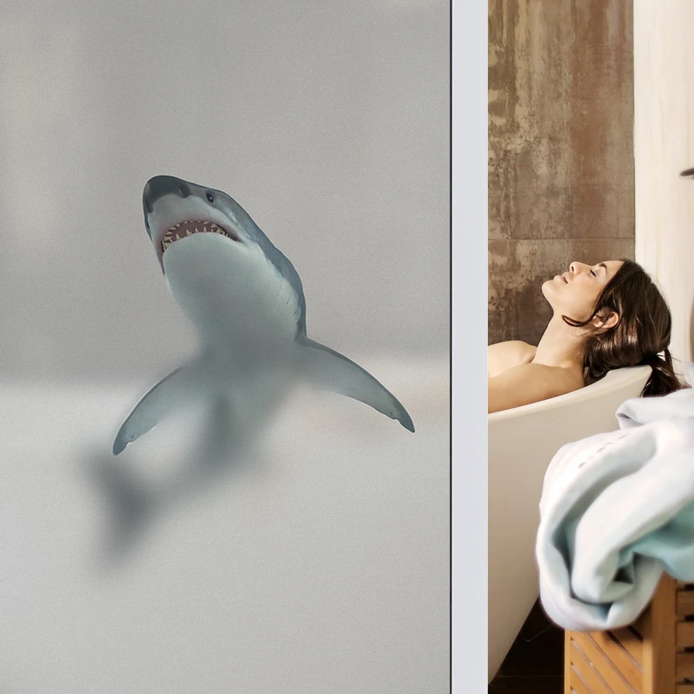 Static Window Film Decoration Shark Simulation Pattern Electrostatic Adsorption For Bathroom Bedroom Self-Adhesive Film Home
Static Window Film Decoration Shark Simulation Pattern Electrostatic Adsorption For Bathroom Bedroom Self-Adhesive Film Home