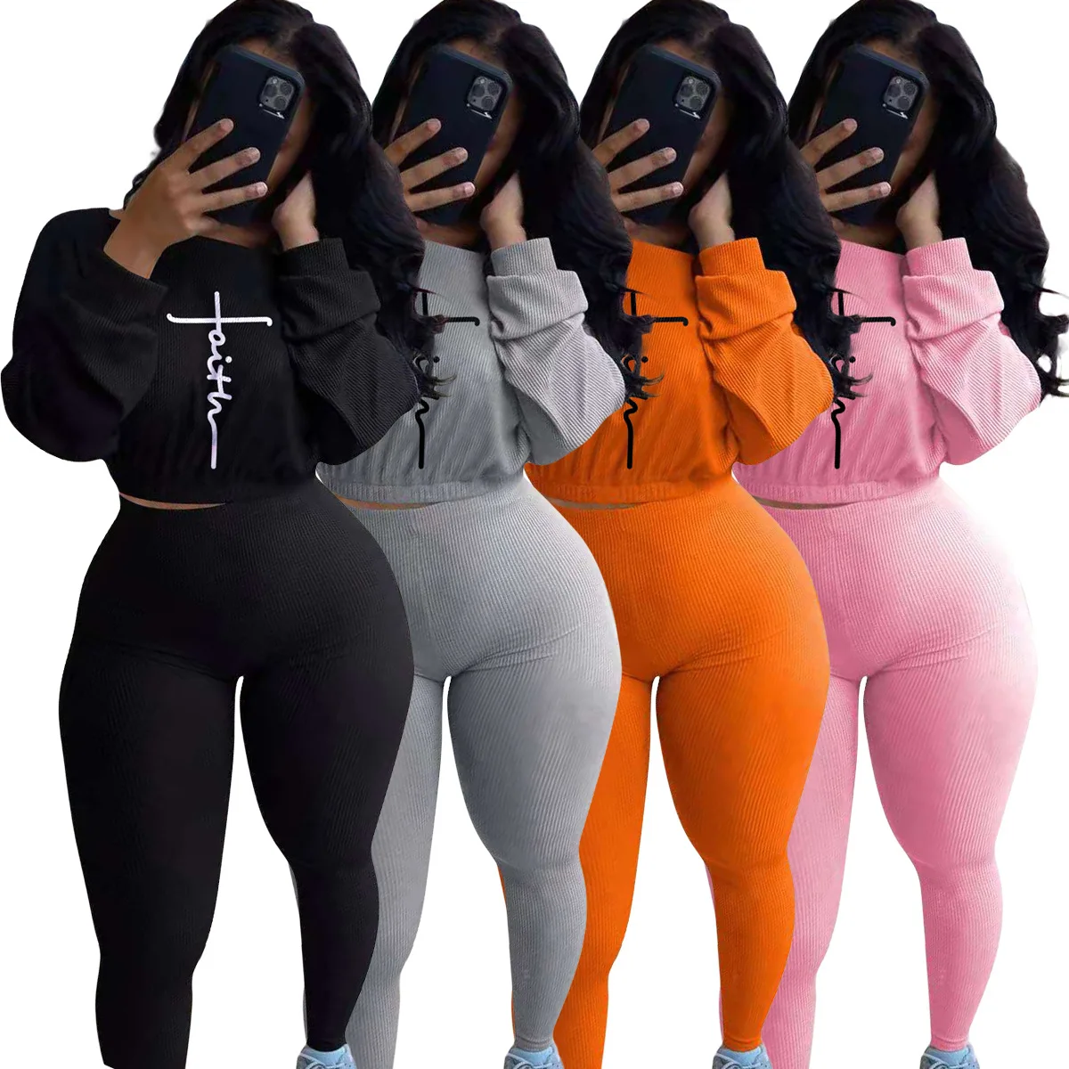 S-2xl Casual Women 2 Piece Pant Set Fashion Embroidery Letter Top Ribbed Crop Top Outfits Two Piece Set Wholesale Dropshipping
S-2xl Casual Women 2 Piece Pant Set Fashion Embroidery Letter Top Ribbed Crop Top Outfits Two Piece Set Wholesale Dropshipping