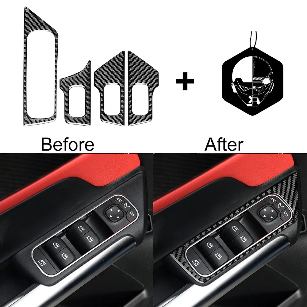 Carbon Fiber Black Frame For Benz GLB W247 2020-22 Real Carbon Fiber Windo Door Lock Control Switch Trim
Carbon Fiber Black Frame For Benz GLB W247 2020-22 Real Carbon Fiber Windo Door Lock Control Switch Trim