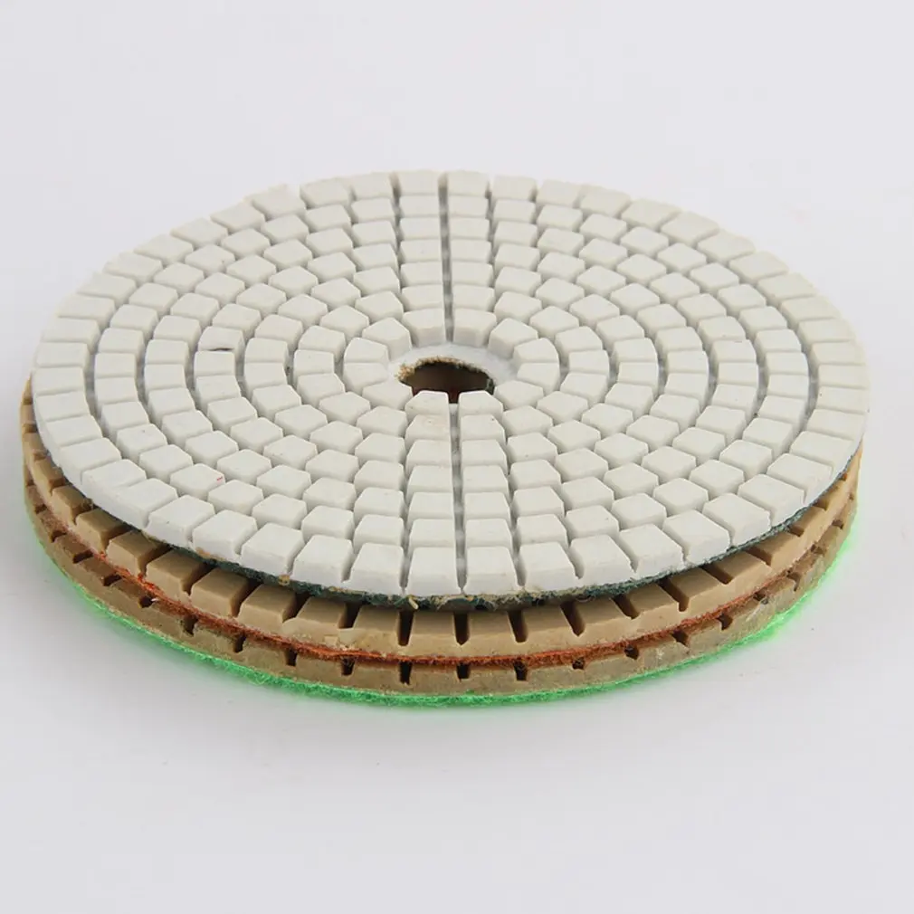 12pcs Diamond Polishing Pads Kit 100mm Wet Or Dry For Granite Stone Concrete Marble Polishing Use Grinding Discs Set
12pcs Diamond Polishing Pads Kit 100mm Wet Or Dry For Granite Stone Concrete Marble Polishing Use Grinding Discs Set