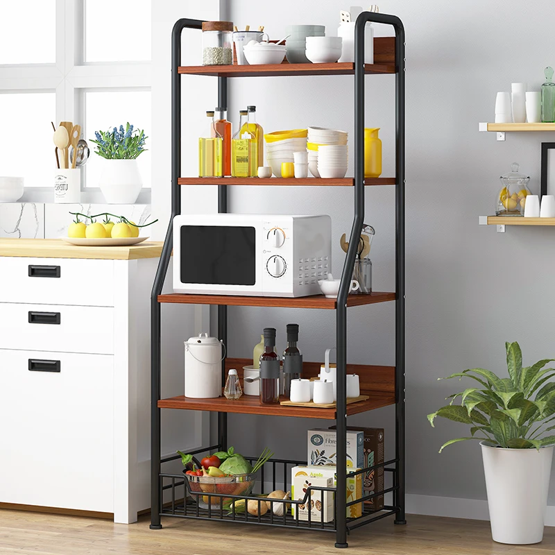 Kitchen shelf floor-to-ceiling multi-layer microwave oven rack seasoning locker vegetable basket bowl shelf 
Kitchen shelf floor-to-ceiling multi-layer microwave oven rack seasoning locker vegetable basket bowl shelf