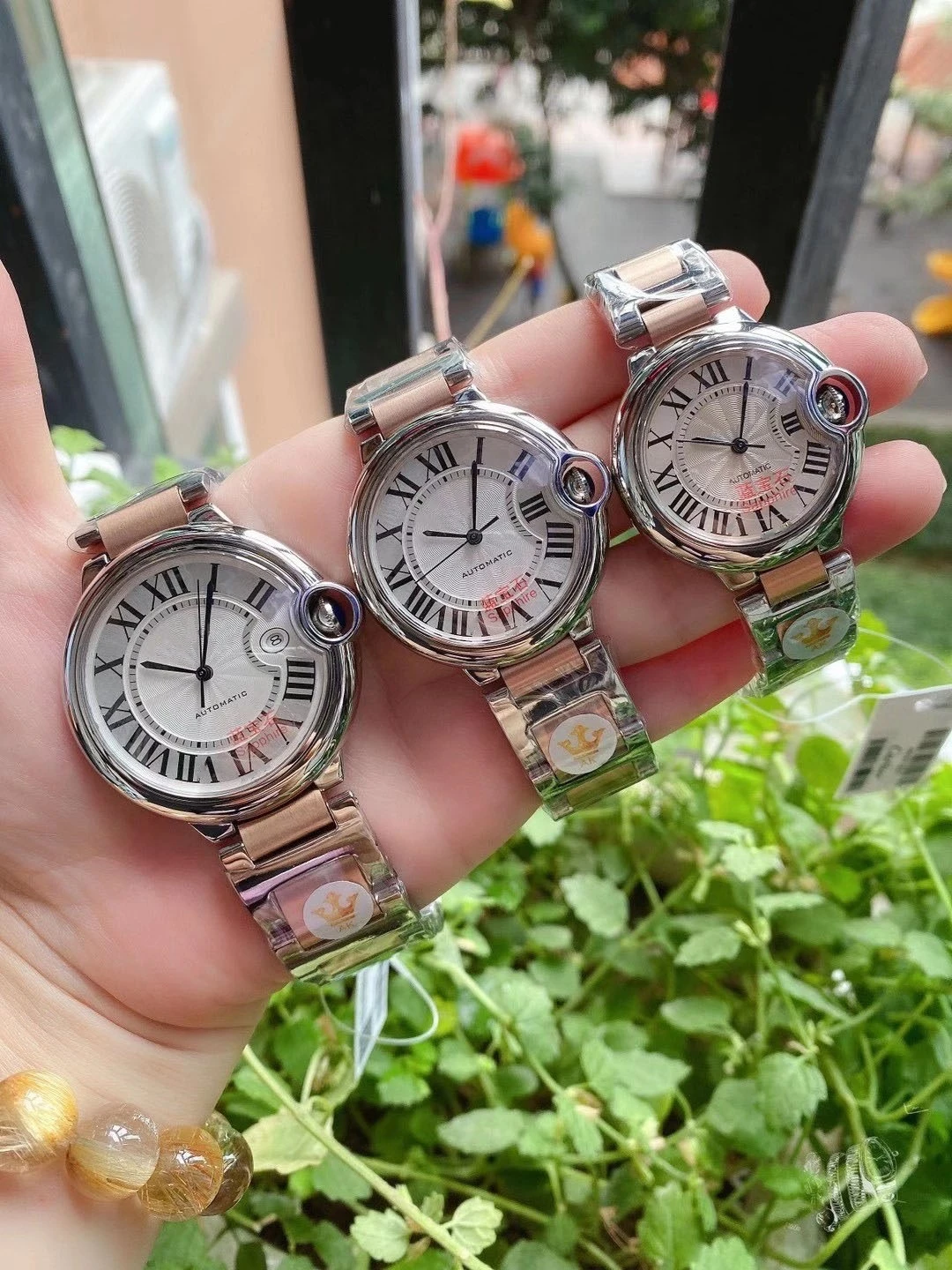 New Men's Automatic Mechanical Watch Stainless Steel Silver Rose Gold Luminous Rome Dial White Sapphire Crystal
New Men's Automatic Mechanical Watch Stainless Steel Silver Rose Gold Luminous Rome Dial White Sapphire Crystal