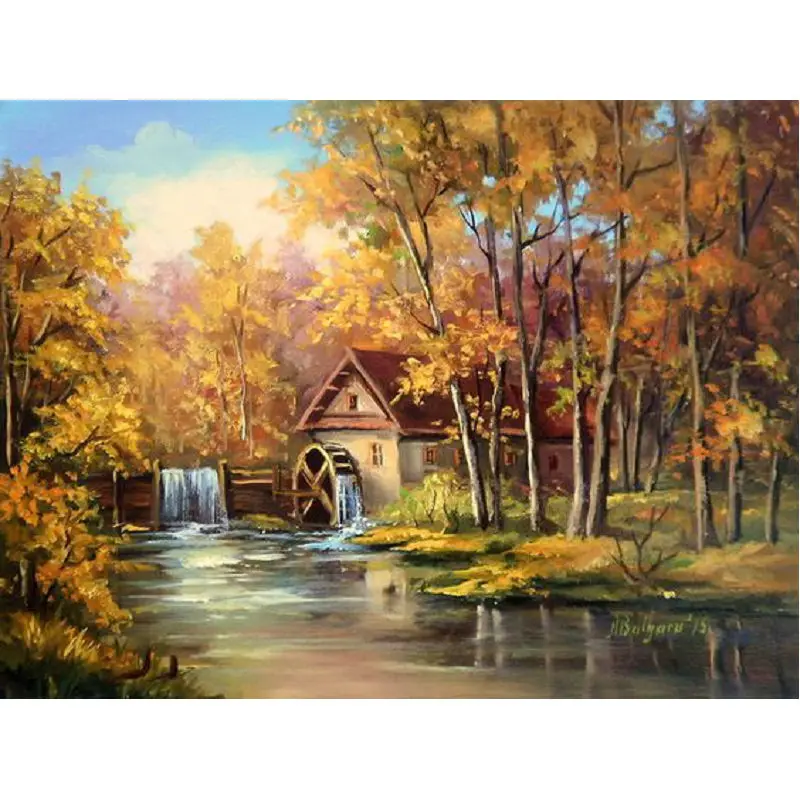 Full Rhinestones Painting Home Decor diy 5d diamond painting Cross Stitch Pattern square Diamond Embroidery Autumn landscape
Full Rhinestones Painting Home Decor diy 5d diamond painting Cross Stitch Pattern square Diamond Embroidery Autumn landscape