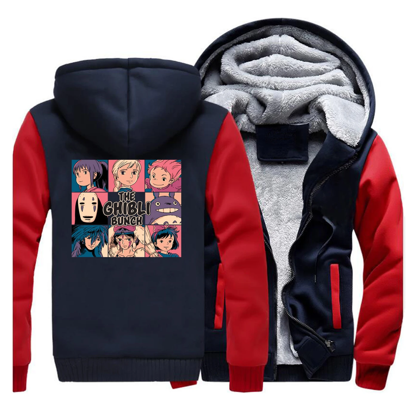 Japan Anime Ghibli Bunch Hot Sale Streetwear 2019 Winter Coat Thick Sweatshirt Men Raglan Hip Hop Fashion Hoody Warm Clothing 
Japan Anime Ghibli Bunch Hot Sale Streetwear 2019 Winter Coat Thick Sweatshirt Men Raglan Hip Hop Fashion Hoody Warm Clothing