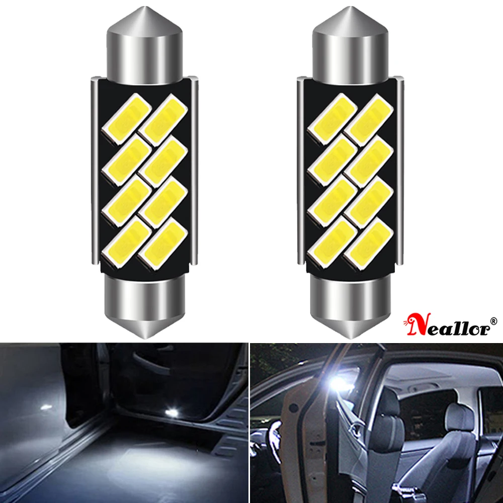 A Pack Canbus C5W LED Festoon 31mm 36mm 39mm 41mm Bulb Number License Plate Lights Car Interior Trunk Lamp 6000K Xenon White 
A Pack Canbus C5W LED Festoon 31mm 36mm 39mm 41mm Bulb Number License Plate Lights Car Interior Trunk Lamp 6000K Xenon White
