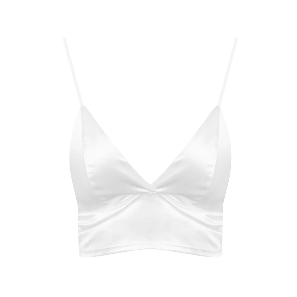 Women's Tube Top Fashion Satin Crop Tops for Girls Sexy Women's Underwear Bright Women Summer Top Female Bra Bustier with Pads
Women's Tube Top Fashion Satin Crop Tops for Girls Sexy Women's Underwear Bright Women Summer Top Female Bra Bustier with Pads