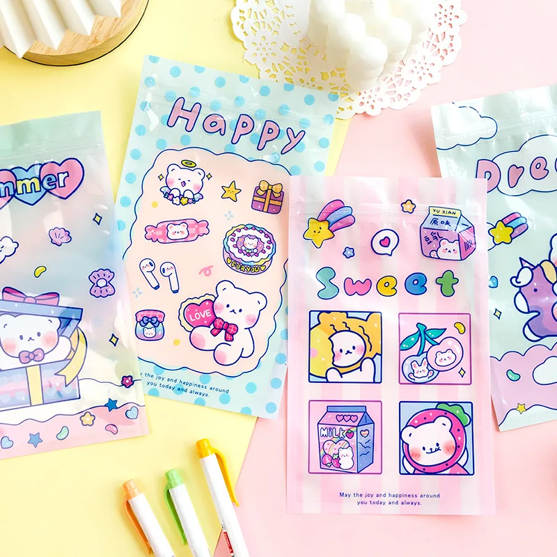 Ins cute bear dream travel cartoon note card note storage bag self sealing bag separate storage bag pull side bag
Ins cute bear dream travel cartoon note card note storage bag self sealing bag separate storage bag pull side bag
