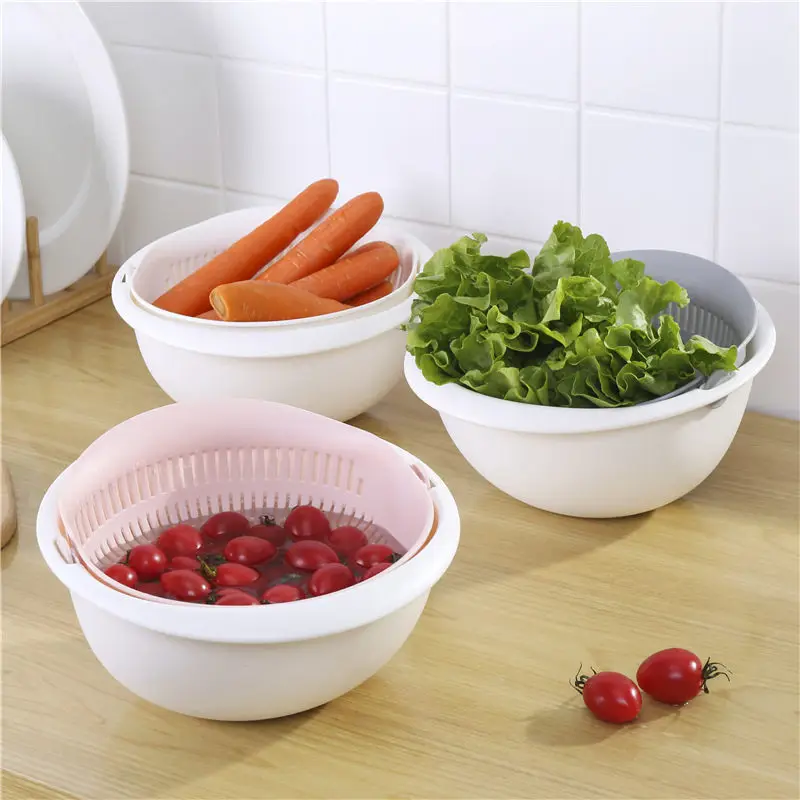 Kitchen Drain Basket Bowl Rice Washing Colander Basket Strainer Noodles Vegetable Fruit Double Drain Storage Basket Kitchen Tool
Kitchen Drain Basket Bowl Rice Washing Colander Basket Strainer Noodles Vegetable Fruit Double Drain Storage Basket Kitchen Tool