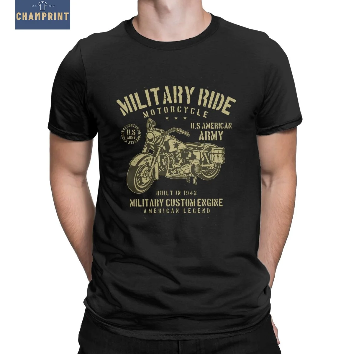 Men's T-Shirt Military Ride Army Retro Motorcycle Funny 100% Cotton Tee Shirt Motobike T Shirt Crew Neck Tops Plus Size
Men's T-Shirt Military Ride Army Retro Motorcycle Funny 100% Cotton Tee Shirt Motobike T Shirt Crew Neck Tops Plus Size