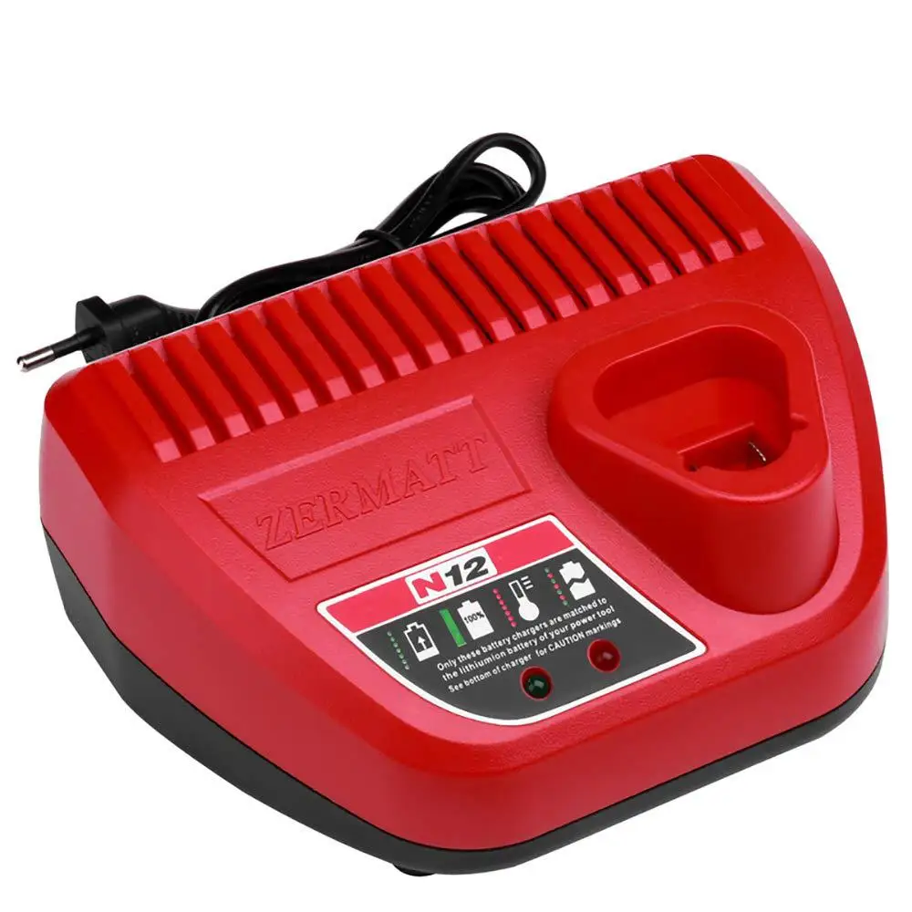 Зарядное устройство для Li-Ion аккумуляторов Milwaukee M12 10,8 в 12 В 48-59-2401 48-11-2402
Зарядное устройство для Li-Ion аккумуляторов Milwaukee M12 10,8 в 12 В 48-59-2401 48-11-2402