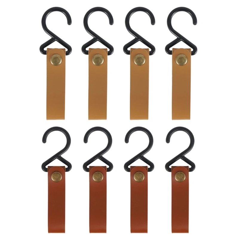 4Pcs Outdoor PU Leather Hooks For Camp Supplies Durable Camping Portable Hiking Hanger Clothes Hook
4Pcs Outdoor PU Leather Hooks For Camp Supplies Durable Camping Portable Hiking Hanger Clothes Hook