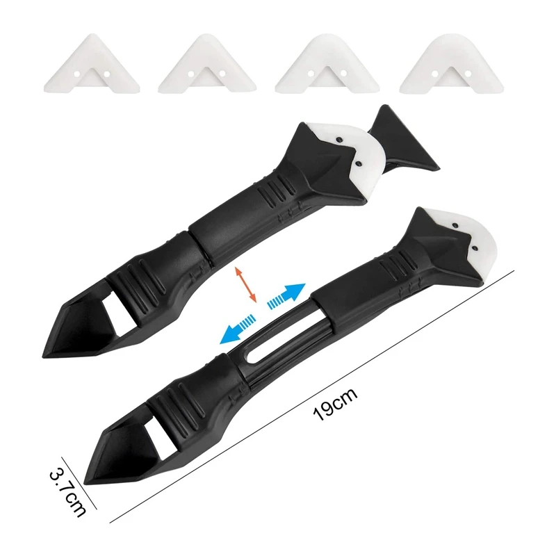 34PCS Caulking Finisher Kit Stainless Steel Caulk Nozzle Applicator for Kitchen Bathroom Window
34PCS Caulking Finisher Kit Stainless Steel Caulk Nozzle Applicator for Kitchen Bathroom Window