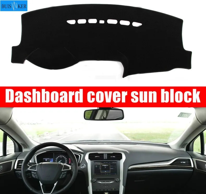 Anti-UV Dashboard Cover Mat Pad Dash Sun Shade Car Styling Instrument Carpet For Ford Mondeo Fusion 2013-2018 2019 Accessories
Anti-UV Dashboard Cover Mat Pad Dash Sun Shade Car Styling Instrument Carpet For Ford Mondeo Fusion 2013-2018 2019 Accessories