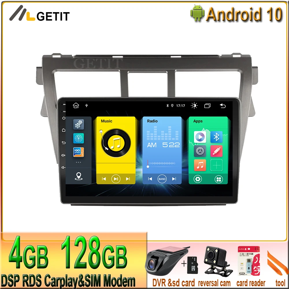 Автомобильный плеер CARPLAY 9 дюймов, 4G + 128G, Android 10, для Toyota VIOS Yaris 2007, 2008, 2009, 2010-2012
Автомобильный плеер CARPLAY 9 дюймов, 4G + 128G, Android 10, для Toyota VIOS Yaris 2007, 2008, 2009, 2010-2012