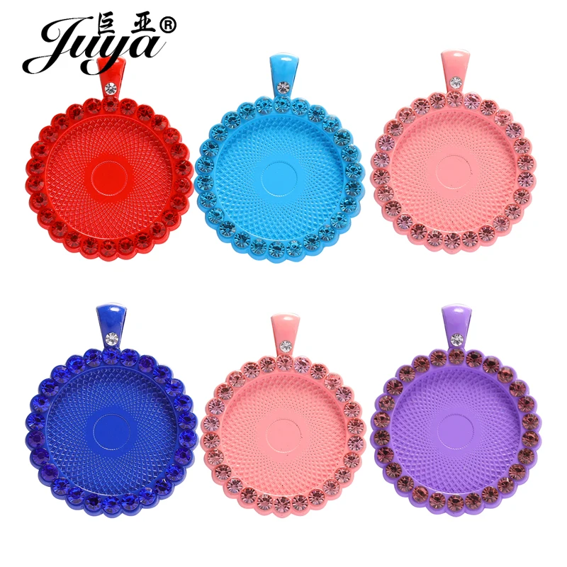 3pcs/lot Cabochon Base 25mm Inner Size Colorful CZ Zircon Setting For Women Pendant Necklace DIY Jewelry Making Crafts Accessory
3pcs/lot Cabochon Base 25mm Inner Size Colorful CZ Zircon Setting For Women Pendant Necklace DIY Jewelry Making Crafts Accessory