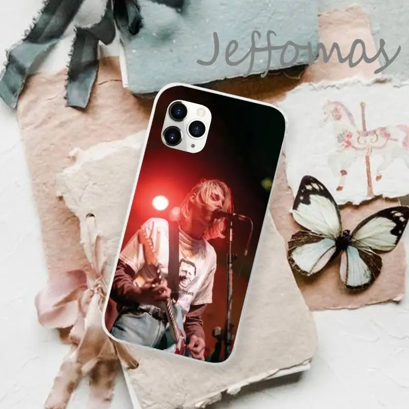 Kurt Donald Cobain Phone Case Transparent for iPhone 11 12 mini pro XS MAX 8 7 6 6S Plus X 5S SE 2020 XR
Kurt Donald Cobain Phone Case Transparent for iPhone 11 12 mini pro XS MAX 8 7 6 6S Plus X 5S SE 2020 XR