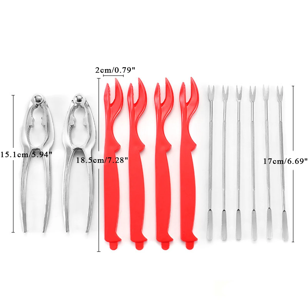 Prawn Peeler Portable Seafood Tool Stainless Steel Crab Peel Shrimp Tool Lobster Clamp Pliers Clip Pick Set Kitchen Accessories
Prawn Peeler Portable Seafood Tool Stainless Steel Crab Peel Shrimp Tool Lobster Clamp Pliers Clip Pick Set Kitchen Accessories