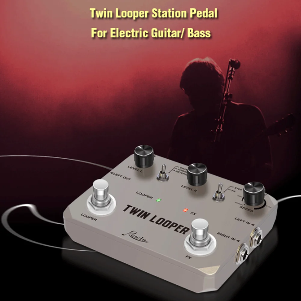 Педали для электрогитары Twin Looper, 10 минут, циклическая неограниченная функция откручивания, функциональная педаль для создания гитарных эфф...
Педали для электрогитары Twin Looper, 10 минут, циклическая неограниченная функция откручивания, функциональная педаль для создания гитарных эфф...