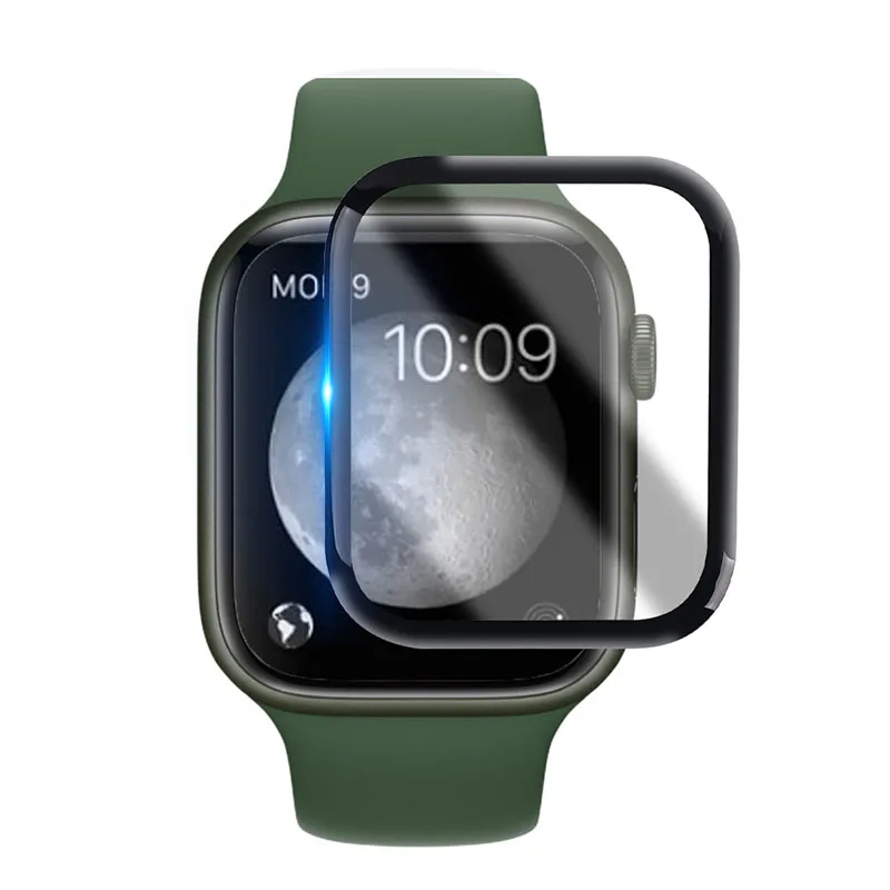 Screen Protector for Apple Watch 7 Protective Film Anti-scratch Black Side Shatterproof Flexible Soft Film for Apple Watch 7 
Screen Protector for Apple Watch 7 Protective Film Anti-scratch Black Side Shatterproof Flexible Soft Film for Apple Watch 7