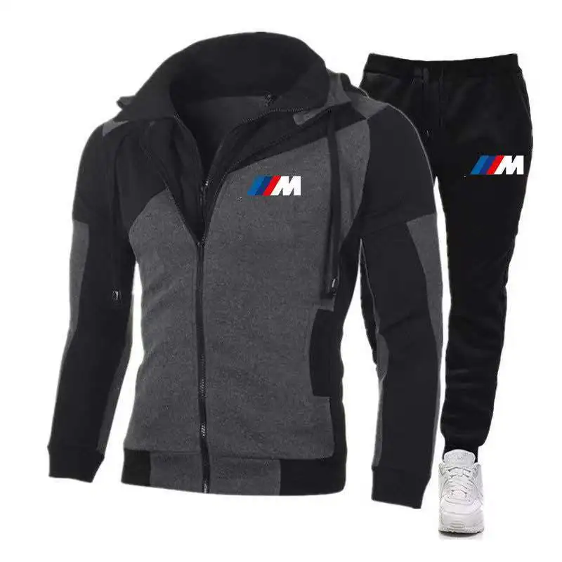 201 spring and autumn new men's hoodie suit zipper hooded sweatshirt casual sports stitching hooded suit
201 spring and autumn new men's hoodie suit zipper hooded sweatshirt casual sports stitching hooded suit