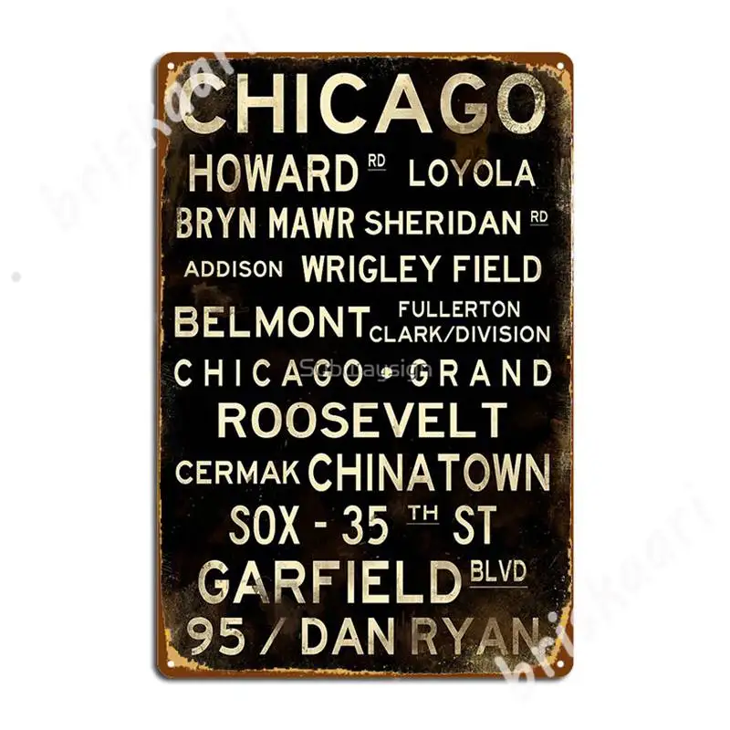 Distressed Chicago L Subway_Sign Metal Signs Wall Funny Wall Mural Mural Painting Tin sign Posters
Distressed Chicago L Subway_Sign Metal Signs Wall Funny Wall Mural Mural Painting Tin sign Posters