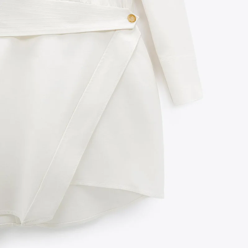 Fashion Front Buttons White Dresses Women Elegant Turn Down Collar Asymmetrical Mini Dress Women Casual Dresses Ladies
Fashion Front Buttons White Dresses Women Elegant Turn Down Collar Asymmetrical Mini Dress Women Casual Dresses Ladies