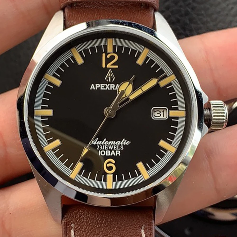 NH35 Automatic Watch Men 100M Diver Mechanical Wristwatch Sport Stainless Steel Calendar Luminous Clock Relojes Para Hombre 2021
NH35 Automatic Watch Men 100M Diver Mechanical Wristwatch Sport Stainless Steel Calendar Luminous Clock Relojes Para Hombre 2021