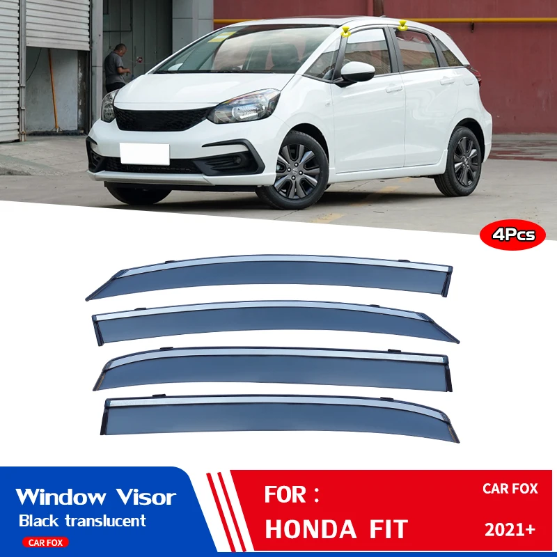 Suitable for Honda Fit Plastic Window Visor Vent Shades Sun Rain Deflector Guard For Fit window rain eyebrow visor 4PCS/SET 2021
Suitable for Honda Fit Plastic Window Visor Vent Shades Sun Rain Deflector Guard For Fit window rain eyebrow visor 4PCS/SET 2021