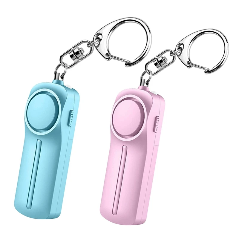 Safe Personal Alarm 130DB Keychain Alarm With LED Light Emergency Safety Alarm For Women Kids Elderly(Blue&Pink)
Safe Personal Alarm 130DB Keychain Alarm With LED Light Emergency Safety Alarm For Women Kids Elderly(Blue&Pink)
