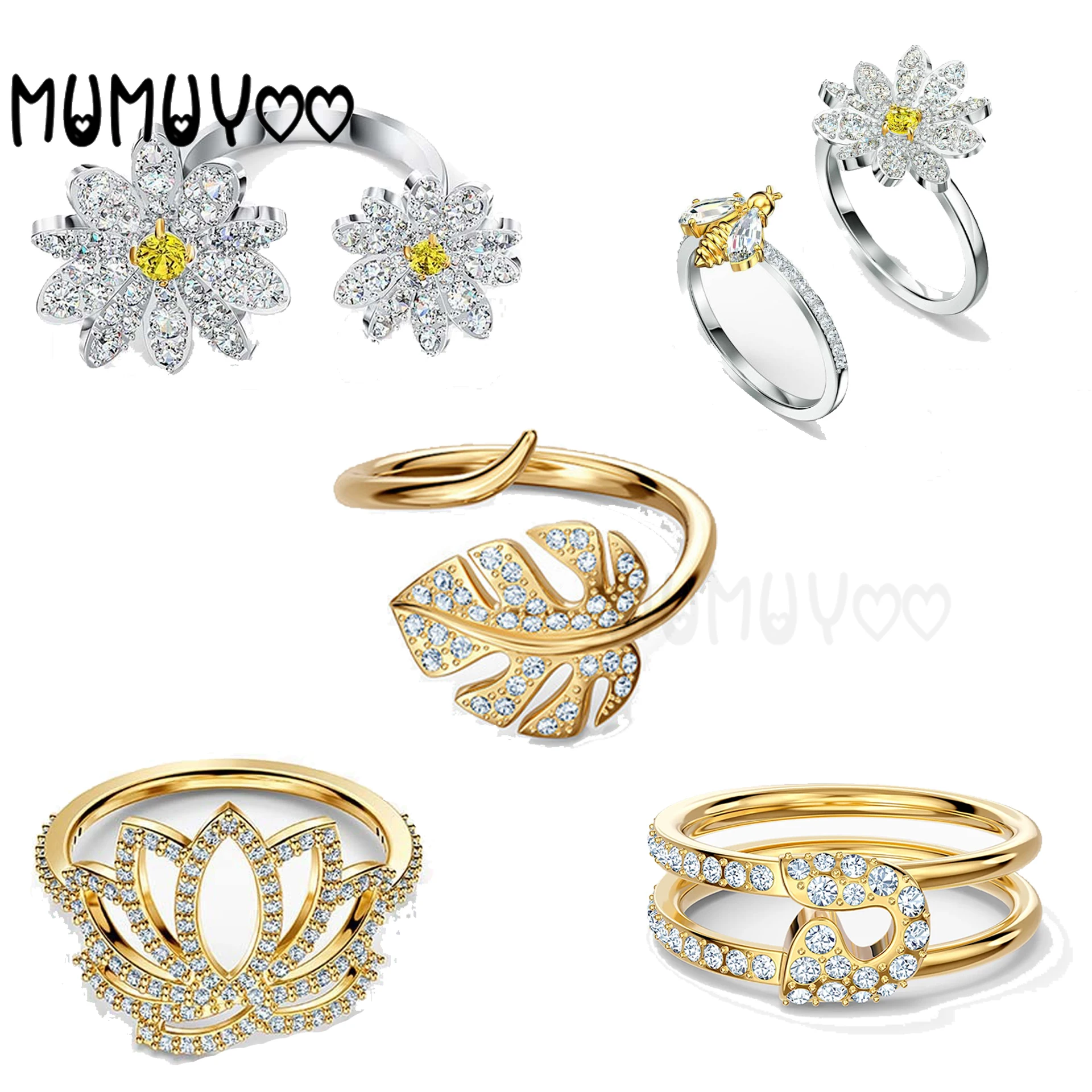 2020 High Quality New Concise Love Magic Little Daisy Shape Women's Ring Butterfly Shape Stacking Set ring For Girlfriend Gift
2020 High Quality New Concise Love Magic Little Daisy Shape Women's Ring Butterfly Shape Stacking Set ring For Girlfriend Gift