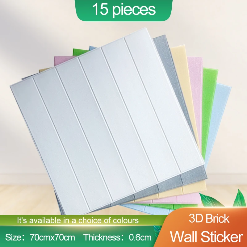 3D Pure Colour Wood Grain Wall Sticker Self-adhesive Waterproof Panel Sticker for Living Room Bedroom Kitchen Wall Decor 15pcs
3D Pure Colour Wood Grain Wall Sticker Self-adhesive Waterproof Panel Sticker for Living Room Bedroom Kitchen Wall Decor 15pcs