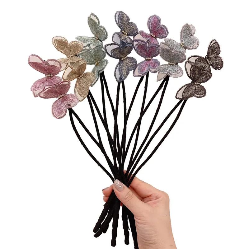 Elegant Butterfly Hair Bun Maker Butterfly Hairpin Heandband Fashionable for Women Girls MH88
Elegant Butterfly Hair Bun Maker Butterfly Hairpin Heandband Fashionable for Women Girls MH88