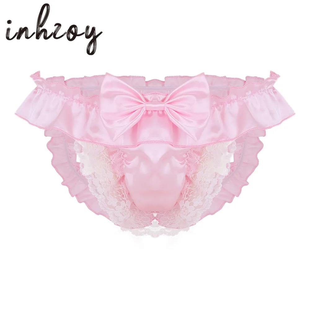 Men Soft Satin Low Rise Sissy Panties Briefs Thongs Homme Gay Underwear Open Butt Erotic Crotchless Lingerie for Male Crossdress
Men Soft Satin Low Rise Sissy Panties Briefs Thongs Homme Gay Underwear Open Butt Erotic Crotchless Lingerie for Male Crossdress