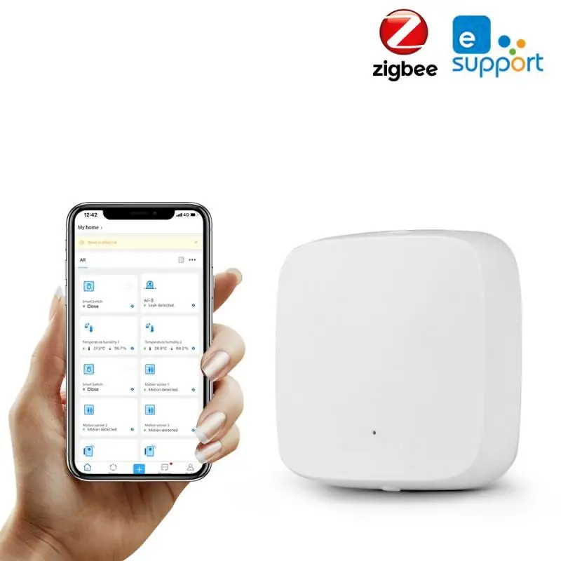 EWelink Zigbee Temperature Sensor Smart Air Pressure Humidity Environment Sensor Smart Control Connection Smart Home Modules
EWelink Zigbee Temperature Sensor Smart Air Pressure Humidity Environment Sensor Smart Control Connection Smart Home Modules
