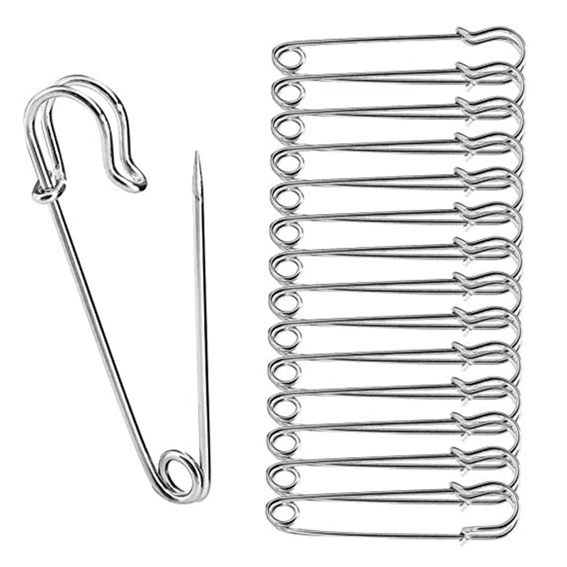 30Pcs Stainless Steel Safety Pins DIY Sewing Tools Accessory Needles Large Safety Pin Small Brooch Apparel Accessories HTML1
30Pcs Stainless Steel Safety Pins DIY Sewing Tools Accessory Needles Large Safety Pin Small Brooch Apparel Accessories HTML1