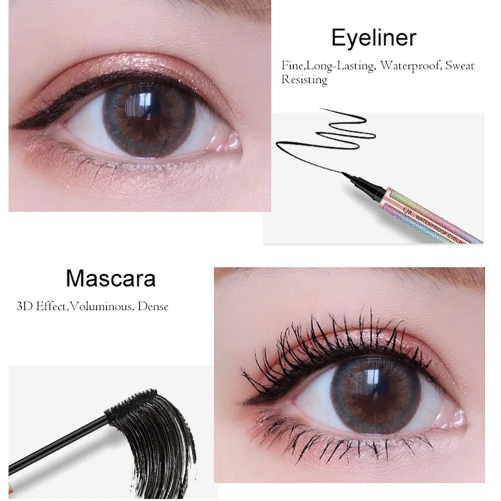 1 Set Eyeliner Pen Mascara Eyelash Mascara Eye Pencil Fine Eye Makeup Pen
1 Set Eyeliner Pen Mascara Eyelash Mascara Eye Pencil Fine Eye Makeup Pen