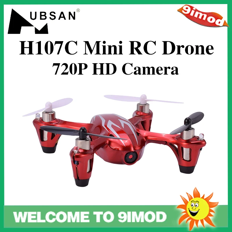 

Hubsan H107C X4 720P HD Camera 2.4G 4CH RC Drone Quadcopter Helicopter RTF with LED Lights Remote Control Toys RED mode 1 Mode 2