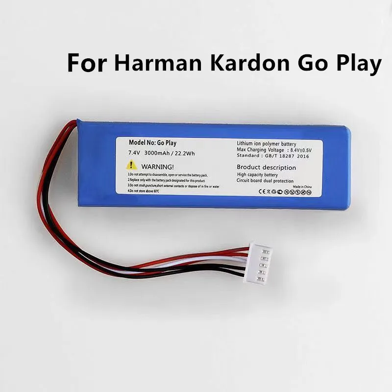 Оригинальный GSP1029102 01 3000 мАч Сменный аккумулятор для Harman Kardon Go Play Mini Speaker литий