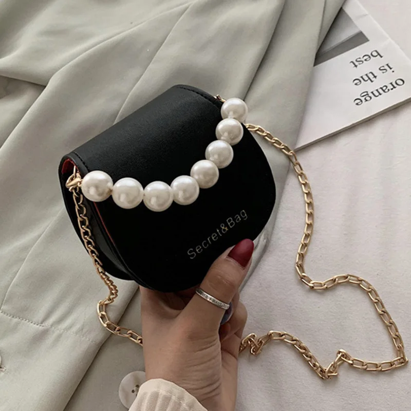 Shoulder Bag Small Purse For Womem Pearl Chain Handbags Women's Leather Crossbody Bag Clutch Purses Crescent Tote Bag New
Shoulder Bag Small Purse For Womem Pearl Chain Handbags Women's Leather Crossbody Bag Clutch Purses Crescent Tote Bag New