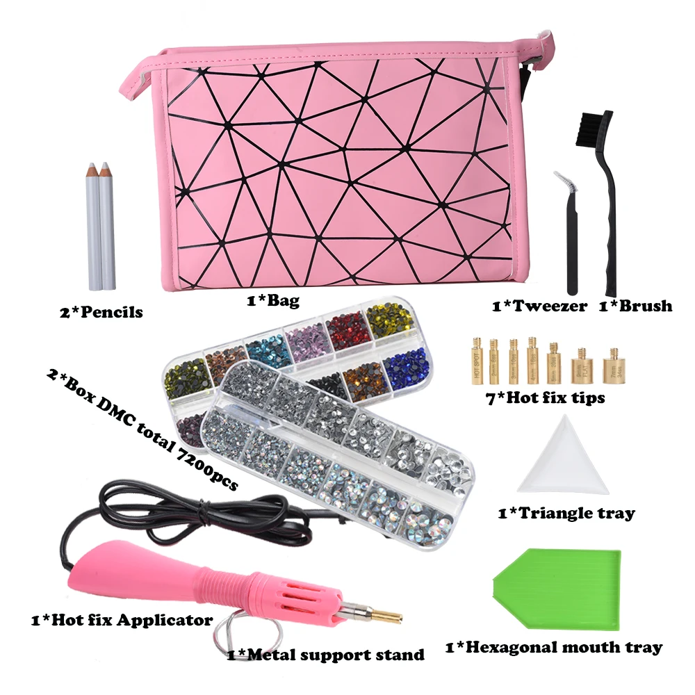 Fast Heated 7200Pcs Hotfix Rhinestone Set/Hotfix Applicator Set Iron-on Wand Heat-fix Tool Gun Hot Fix Rhinestones Glass Diamond
Fast Heated 7200Pcs Hotfix Rhinestone Set/Hotfix Applicator Set Iron-on Wand Heat-fix Tool Gun Hot Fix Rhinestones Glass Diamond