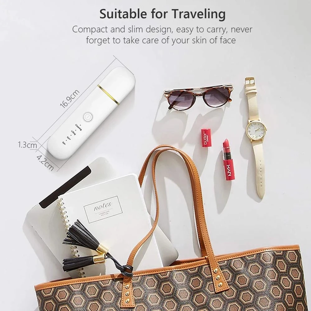 Facial Skin Scrubber Ultrasound Wave Deep Cleansing Skin Scrubber Ion Exfoliating Wrinkle Removal Facial Massager Skin Care
Facial Skin Scrubber Ultrasound Wave Deep Cleansing Skin Scrubber Ion Exfoliating Wrinkle Removal Facial Massager Skin Care