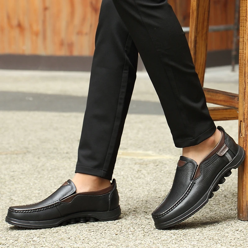 Genuine Leather loafers Men Winter Shoes slip on Brand Footwear Mens Casual Shoes Male High Quality Cowhide Loafers big size 48
Genuine Leather loafers Men Winter Shoes slip on Brand Footwear Mens Casual Shoes Male High Quality Cowhide Loafers big size 48
