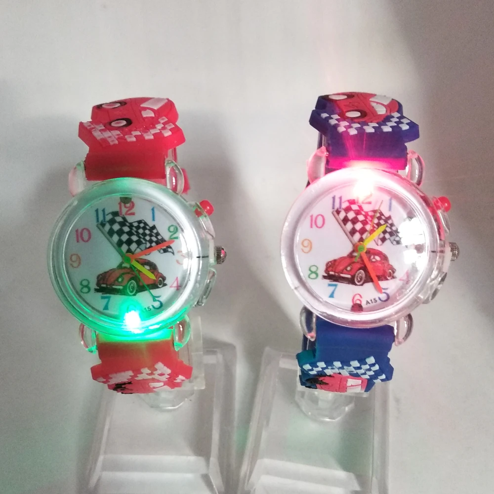 LED Flash Glow Color Light Source 3D Car Children Watches Child Electronic Watch for Boys Girls Kids Birthday Gift Student Clock
LED Flash Glow Color Light Source 3D Car Children Watches Child Electronic Watch for Boys Girls Kids Birthday Gift Student Clock